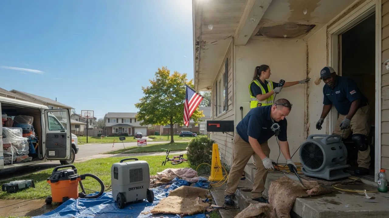Water Damage Restoration in Sullivan, IL near me
